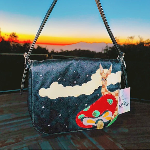 Louis Vuitton Black Crossbody Bag with Whimsical Design - Picture 1 of 16